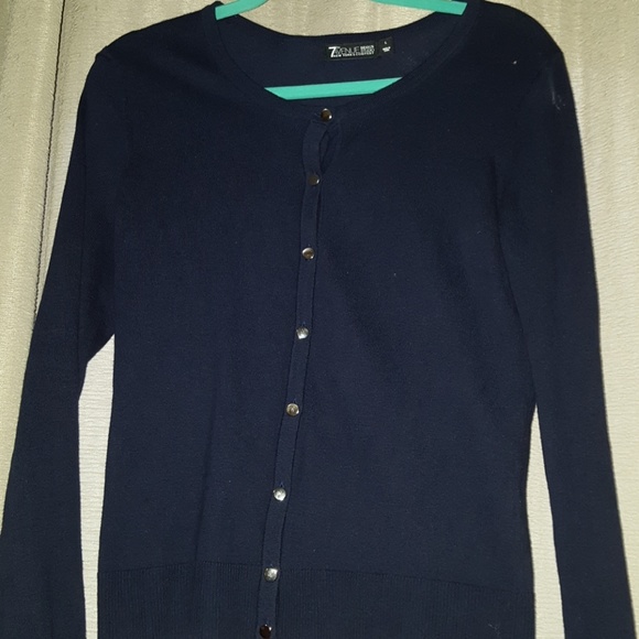 Navy blue cardigan - Picture 2 of 2
